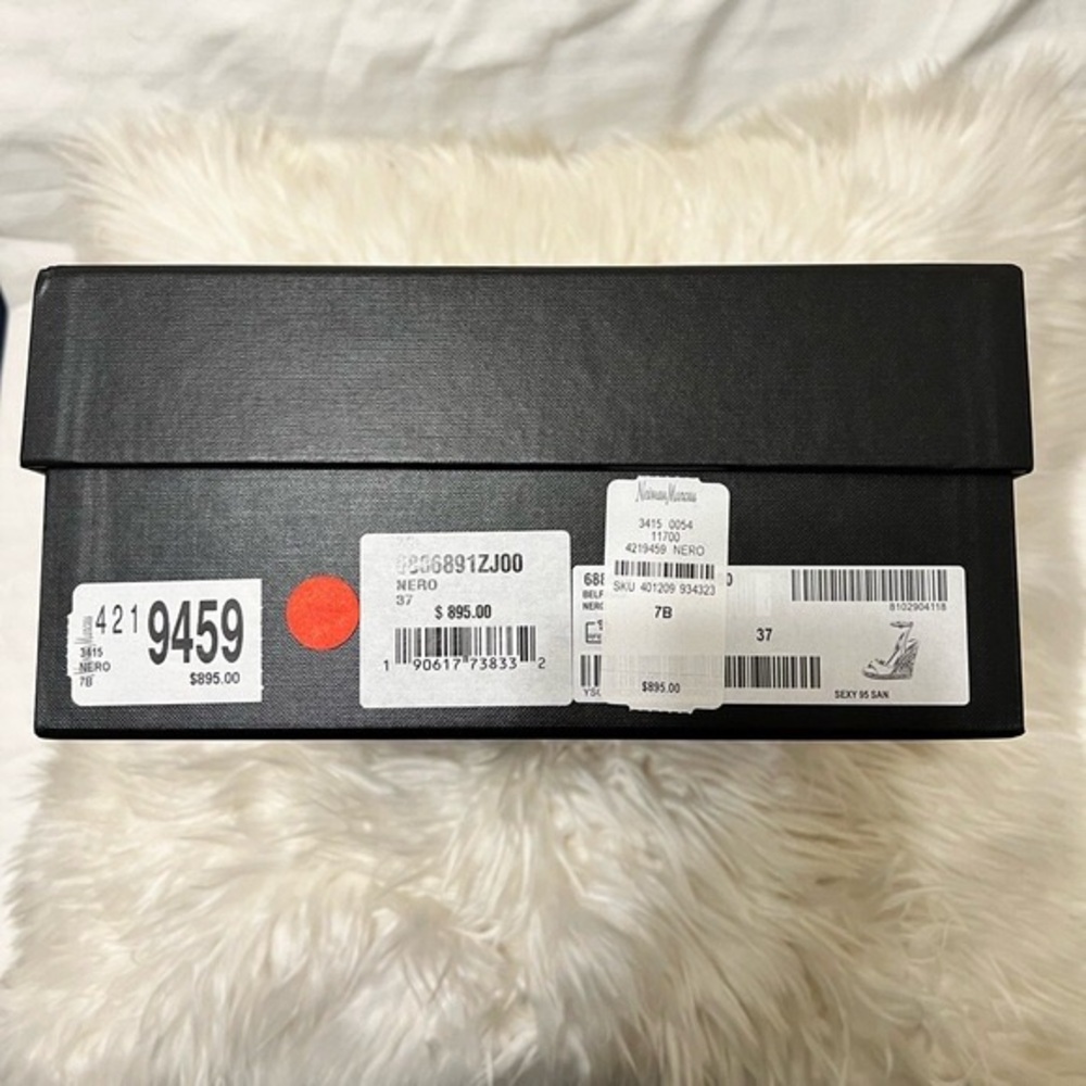 Saint Laurent YSL Nero Wedges size 7